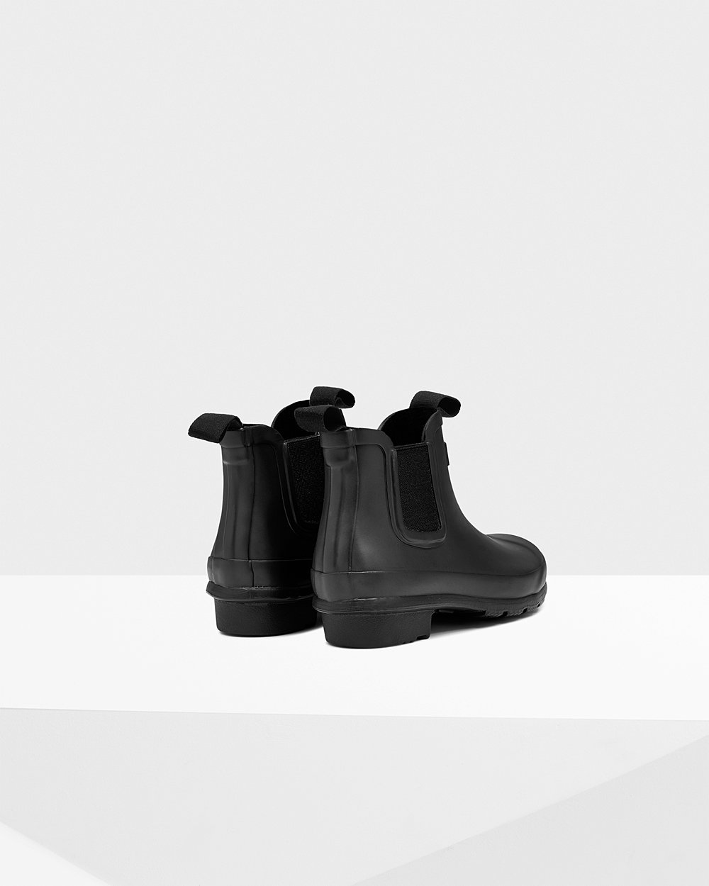 Kids Hunter Chelsea Boots Black - Original Big - 0851972-BX